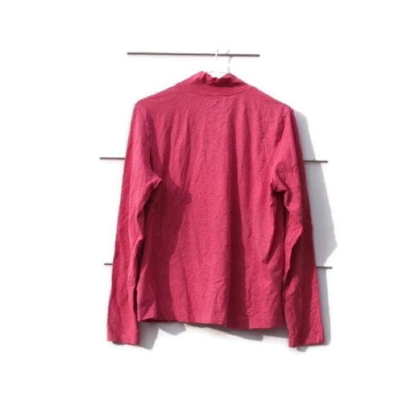 Eddie Bauer Striped Long Sleeve Shirt Pullover High Neck - Picture 6 of 6